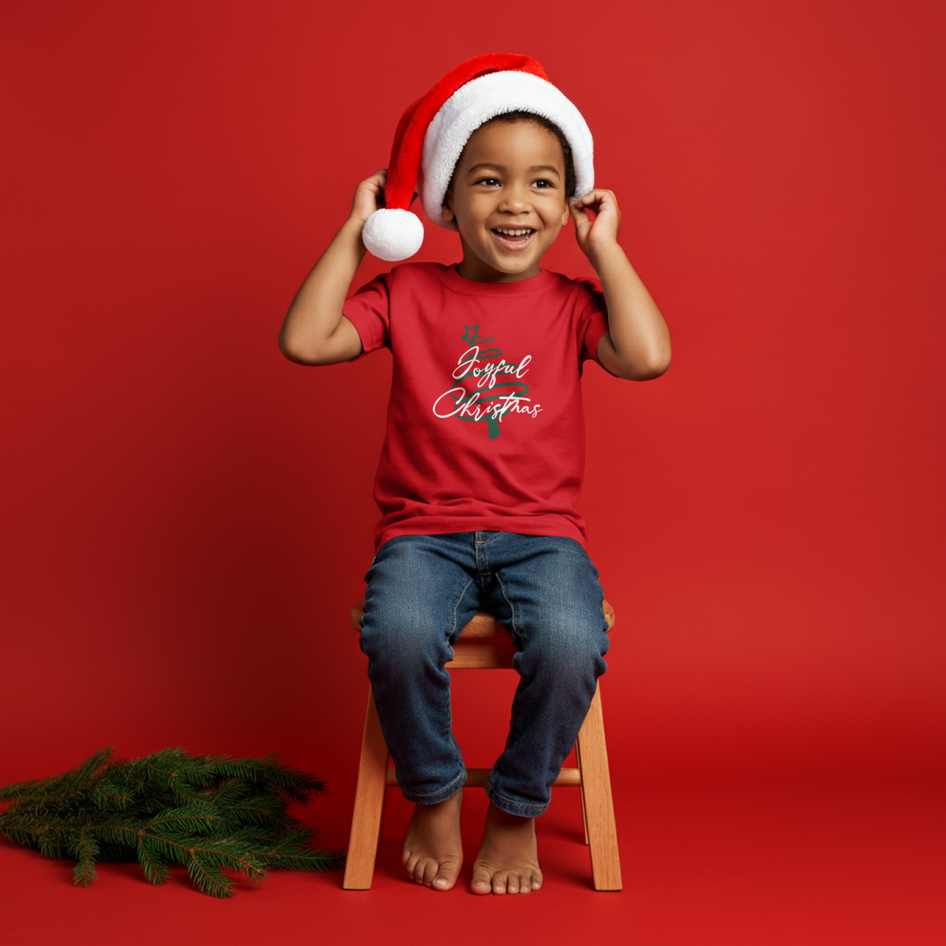Joyful Christmas Christmas Tree Shirt