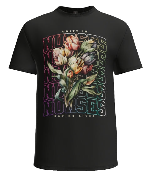 Nurses United in Saving Lives t-shirt design