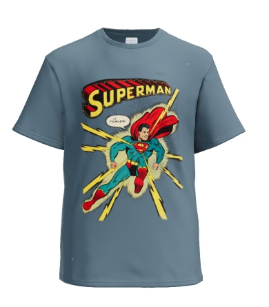 vintage comic book Superman " It tickles" T-shirt