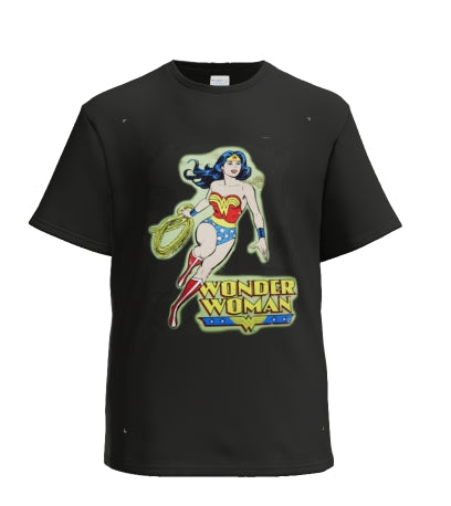 Vintage Comic book Wonder Woman T-shirt Design