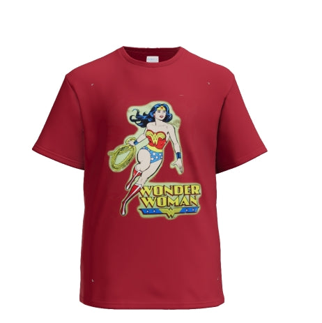 Vintage Comic book Wonder Woman T-shirt Design